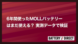 MOLLバッテリー6年使用レビュー