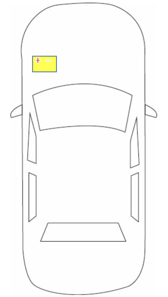 ベンツ バッテリー位置