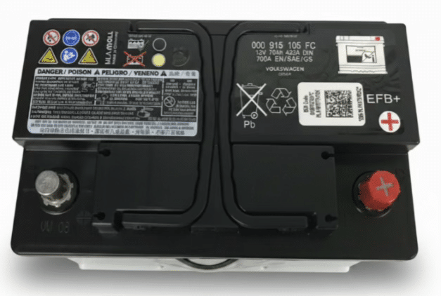 VW 純正品(MOLL製)　　69Ah 